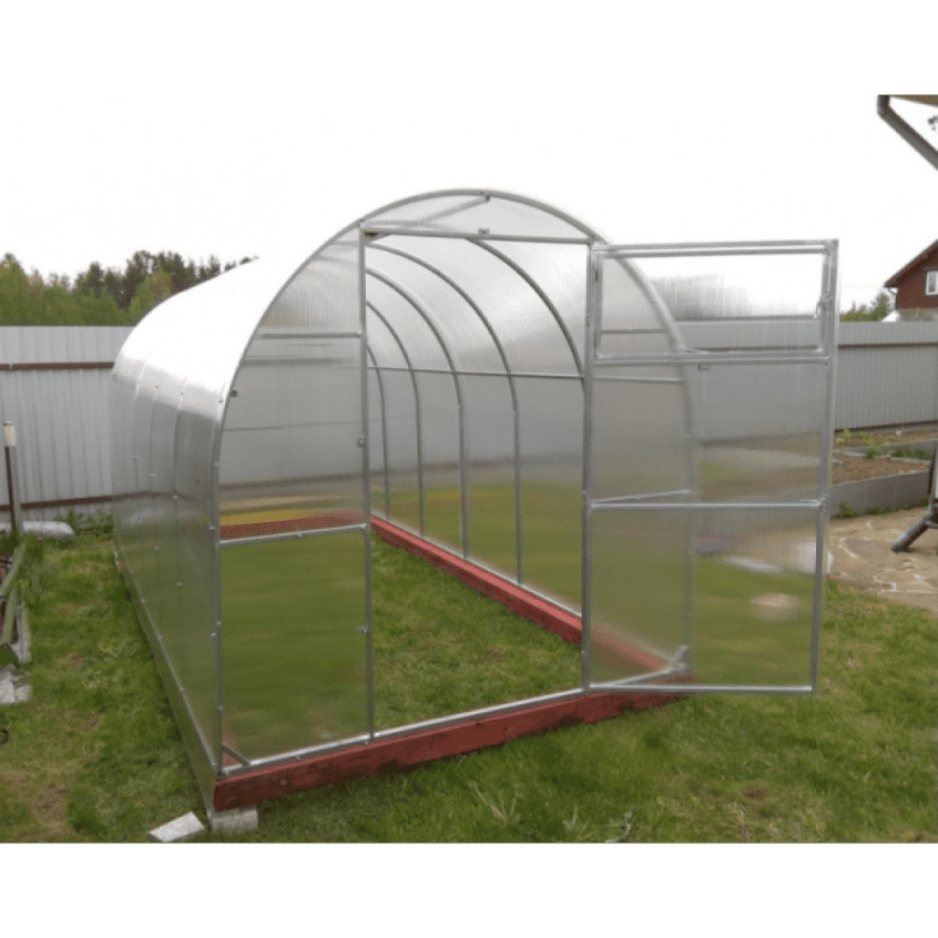 Теплица ComfortProm 20x20 ширина 2,1м длина 4м