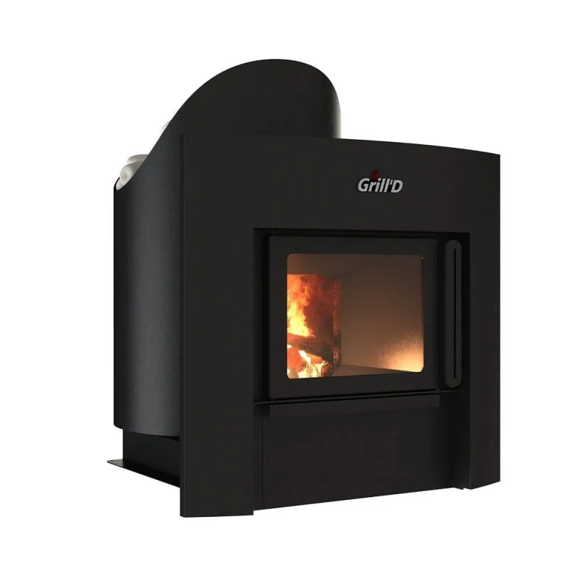 Дровяная банная печь Grill'D Aurora 160 Window (дверца со стеклом)