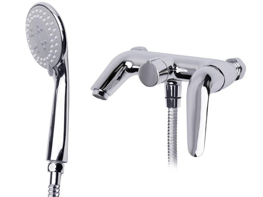 KJ405001 Однорычажный смеситель для душа с душевым гарнитуром Variosan Karjala