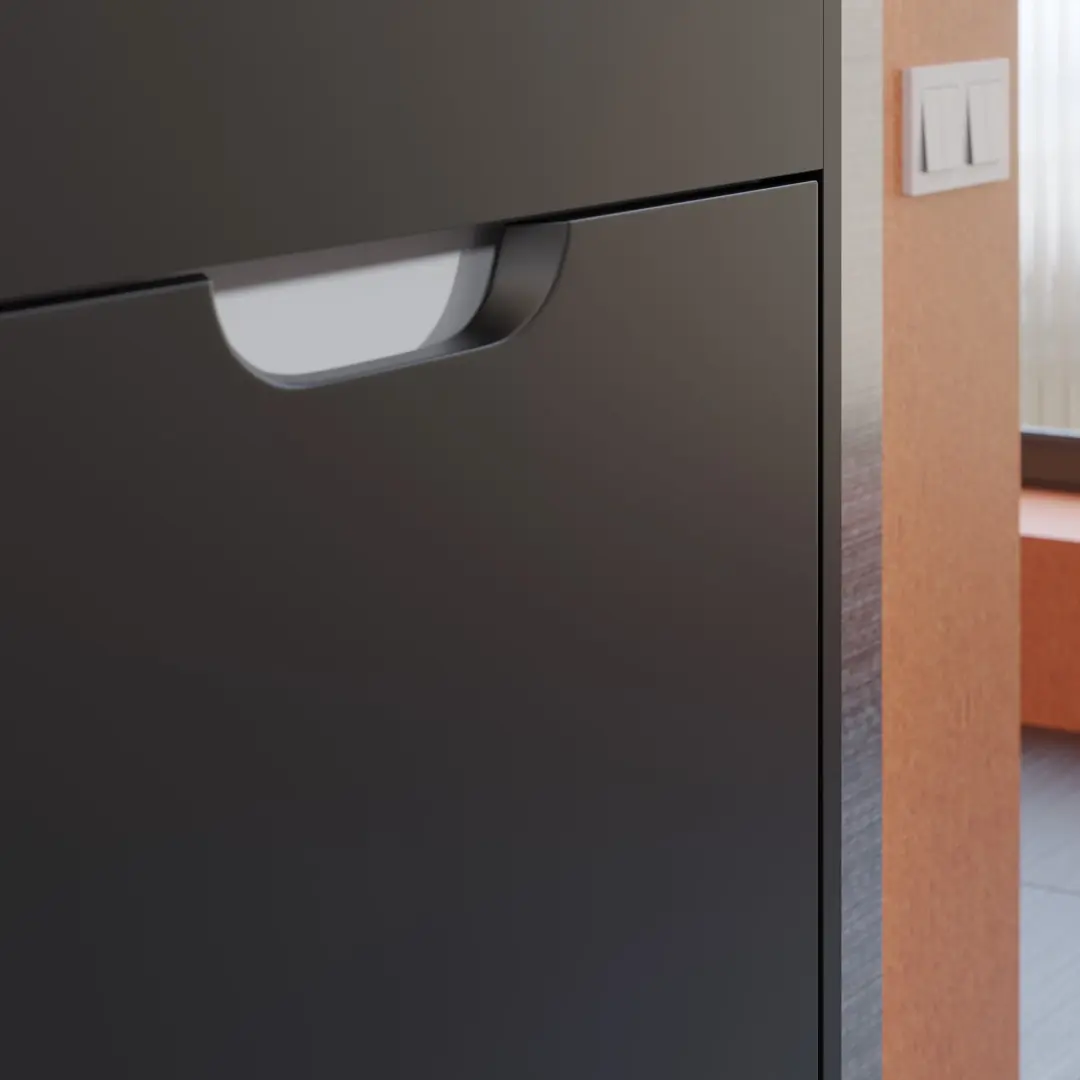 Комплект тумба с раковиной для ванной Uperwood Modul матовая, 60 см — изображение 8