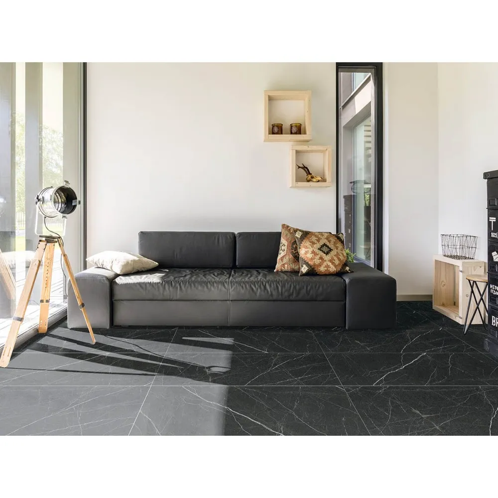 Керамогранит Idalgo home Sofia София MR Черно-оливковый 60x60 см (матовая)