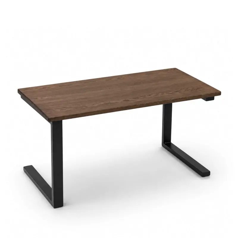 Стол журнальный BOX-TABLE DD, дуб мореный/черный