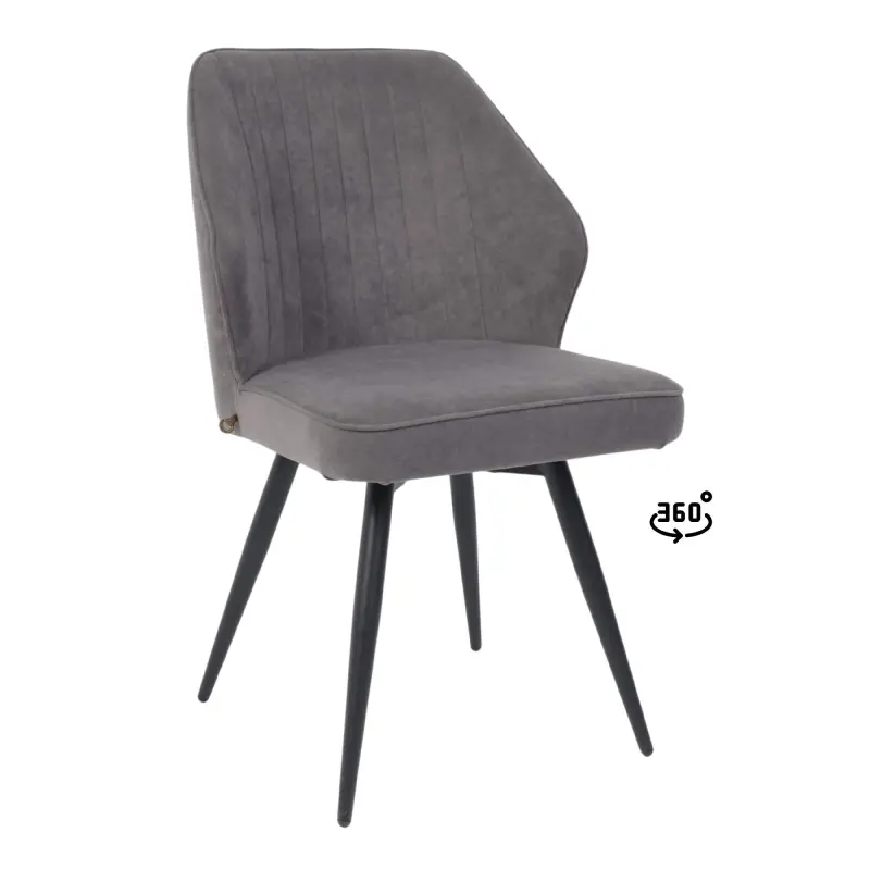 Стул МИШЕЛЬ-360,  b28 ANTRACITE LUXчерный