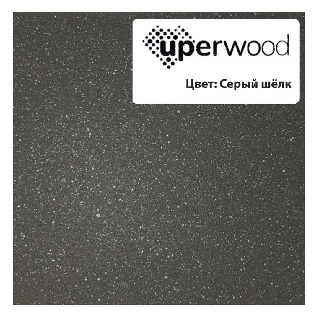 Раковина для ванной кварцевая Uperwood Elen Quartz 80х45х15,8 см, серая матовая, серый шелк — изображение 6