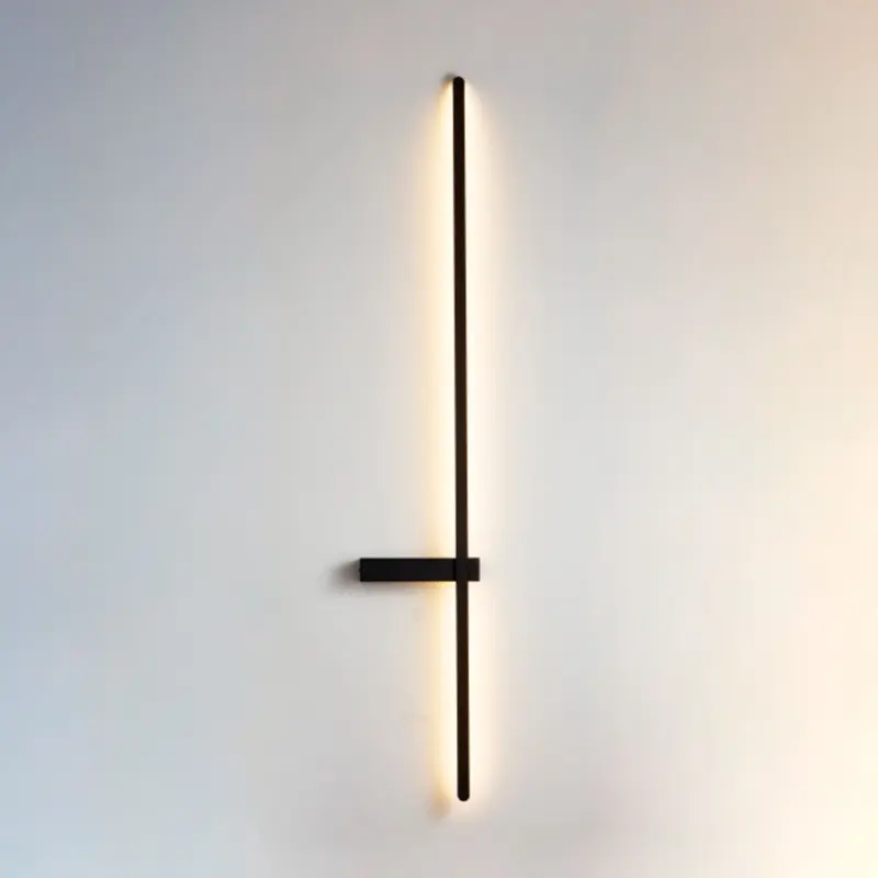 Светильник STRING SLIM, настенный, LED, 80 см, чёрный