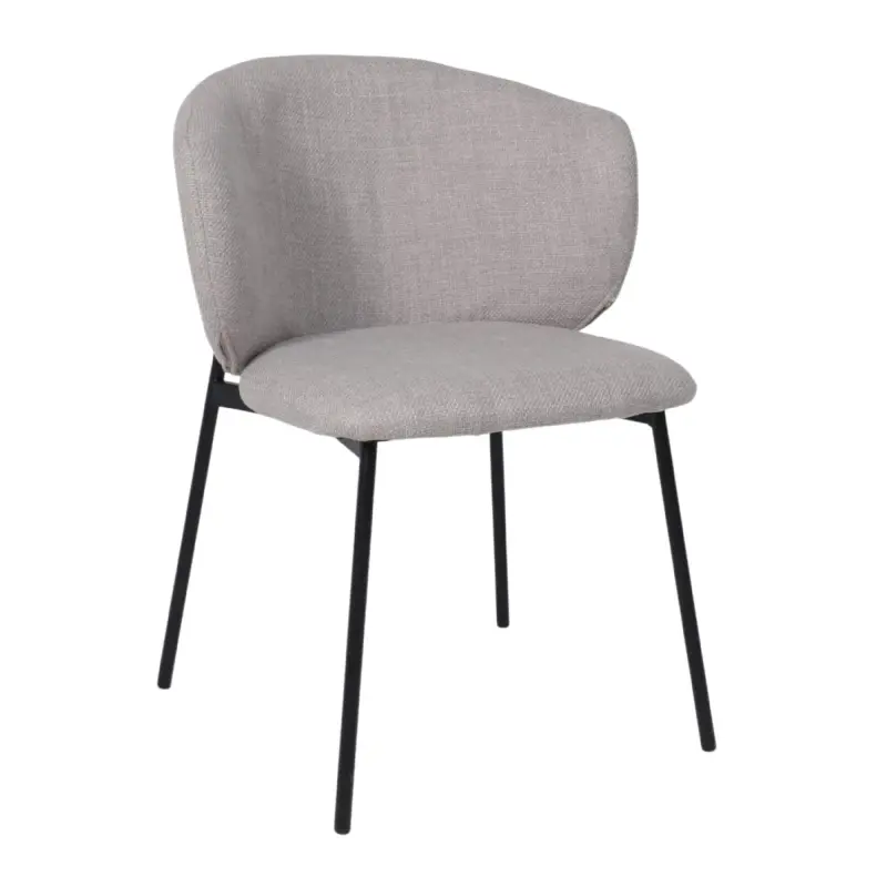 Стул AV 496, серая рогожка Wellton 912/черный